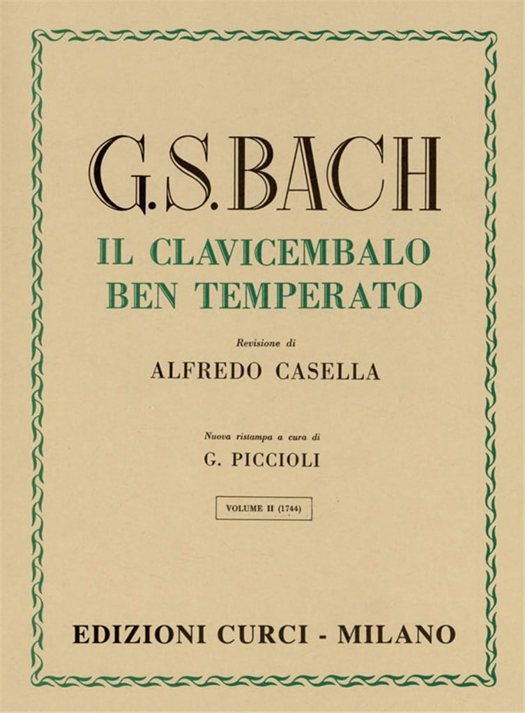 Clavicembalo Ben Temperato Vol. 2 (Casella)